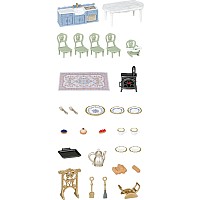Calico Critters Elegant Dining Room