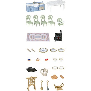 Calico Critters Elegant Dining Room