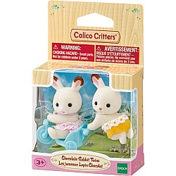 Calico Critters Chocolate Rabbit Twins