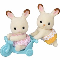 Calico Critters Chocolate Rabbit Twins