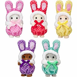 Calico Critters Cutie Collectibles - Colorful Bunny Costume Babies (assorted)