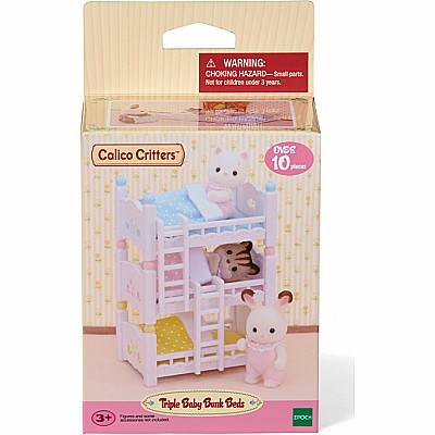Calico Critters - Triple Baby Bunk Beds