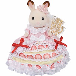 Calico Critters Happy Birthday Freya, Strawberry Cake Dress