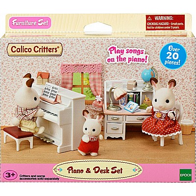 Calico Critters - Piano  Desk Set