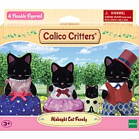 Calico Critters -  Midnight Cat Family