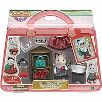 Calico Critters Town - Fashion Playset - Tuxedo Cat