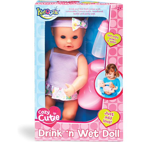 baby doll that drinks and wets