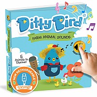 Ditty Bird | Interactive Farm Animal Sound book | Musical Books for toddlers 1- 3 | Board Book with Sounds