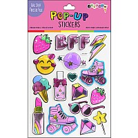 Girls Stuff Pop-Up Stickers
