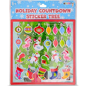 Holiday Countdown Sticker Tree