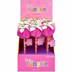 Pretty Pumpkin Plush Pen (assorted)