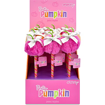 Pretty Pumpkin Plush Pen (assorted)