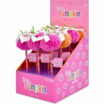 Pretty Pumpkin Plush Pen (assorted)