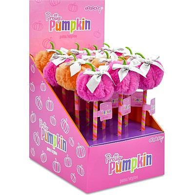 Pretty Pumpkin Plush Pen (assorted)