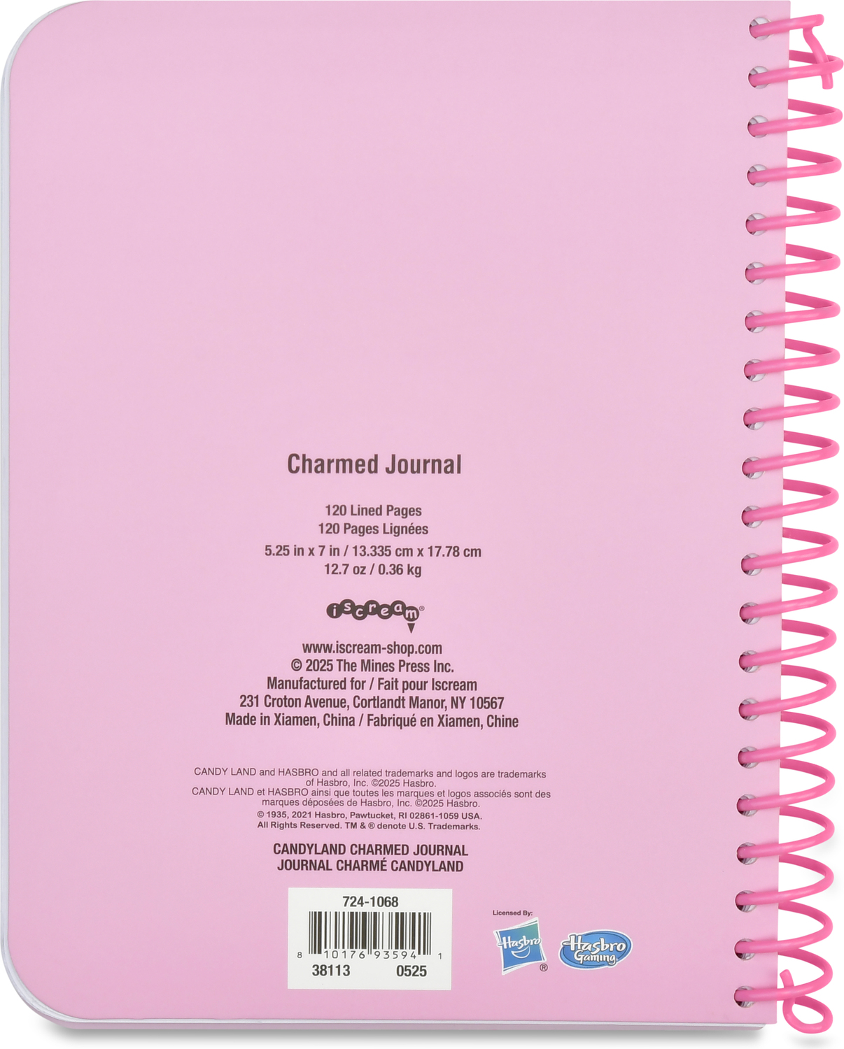 Candy Land Charmed Journal