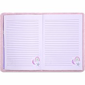 Sleepover Stars Furry Lock and Key Journal