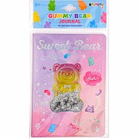 Gummy Bear Shaky Glitter Mini Journal