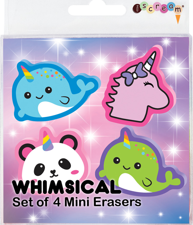 Whimsical Mini Erasers - Cheeky Monkey Toys