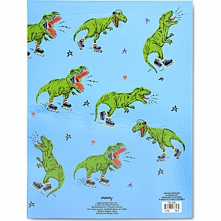 Skating Dino Clipboard Set