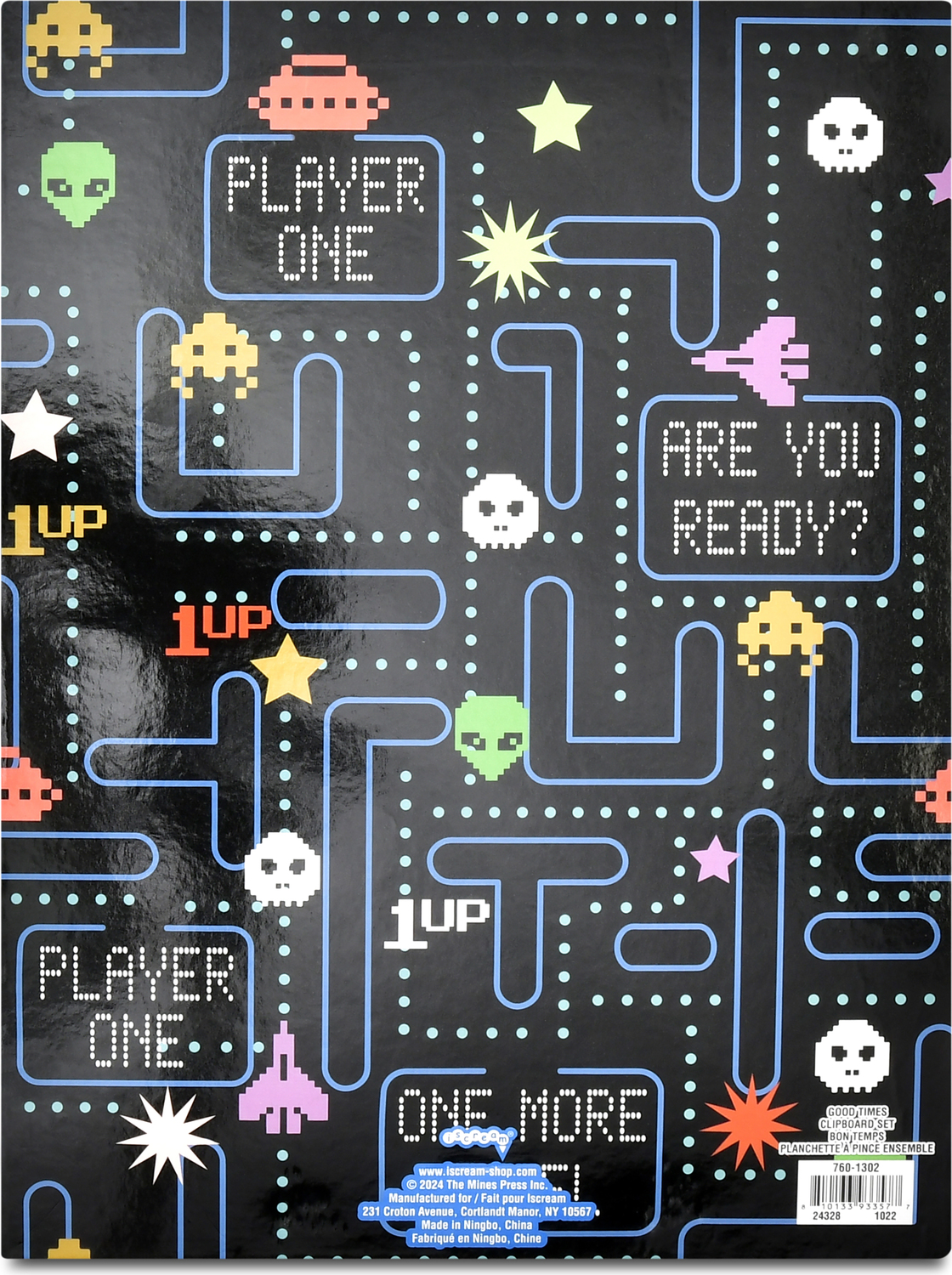 Retro Gamer Clipboard Set