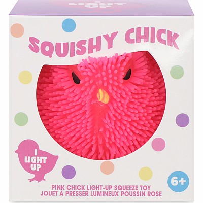 Pink Chick Light Up Squeeze Toy