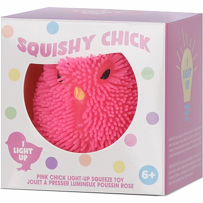 Pink Chick Light Up Squeeze Toy