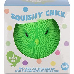 Green Chick Light Up Squeeze Toy
