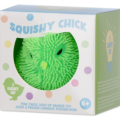 Green Chick Light Up Squeeze Toy
