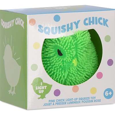 Green Chick Light Up Squeeze Toy
