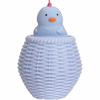 Chick in Basket Squeeze Toy