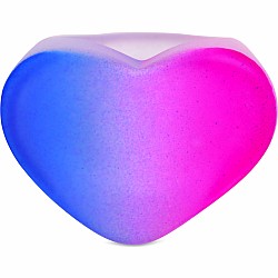 Ombre Heart Ring Set Blue Pink