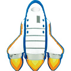 Space Shuttle Embroidered Pillow