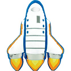Space Shuttle Embroidered Pillow