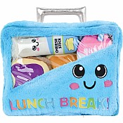 Lunch Break Packaging Fleece Plush