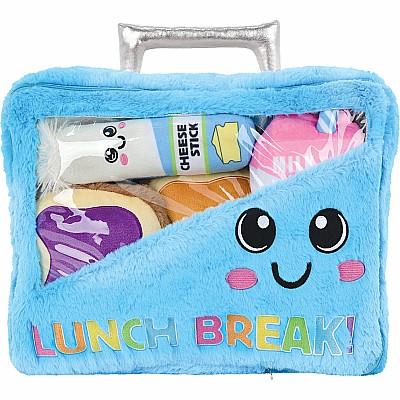 Lunch Break Packaging Fleece Plush