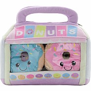 Box of Donuts Packaging Fleece Plush