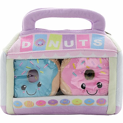 Box Of Donuts Fleece Pillow