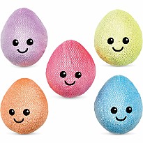 Chocolate Easter Egg Buddies Packaging Fleece Plush