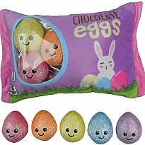 Chocolate Easter Egg Buddies Packaging Fleece Plush