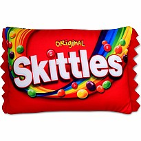 Skittles Candy Microbead Plush