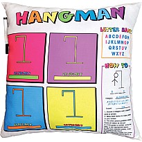 Hangman And Dots Game Pillow