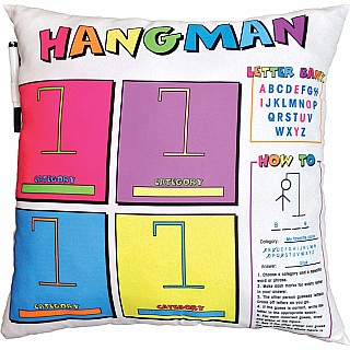 Hangman And Dots Game Pillow