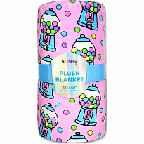 Bubble Gum Fun Plush Blanket