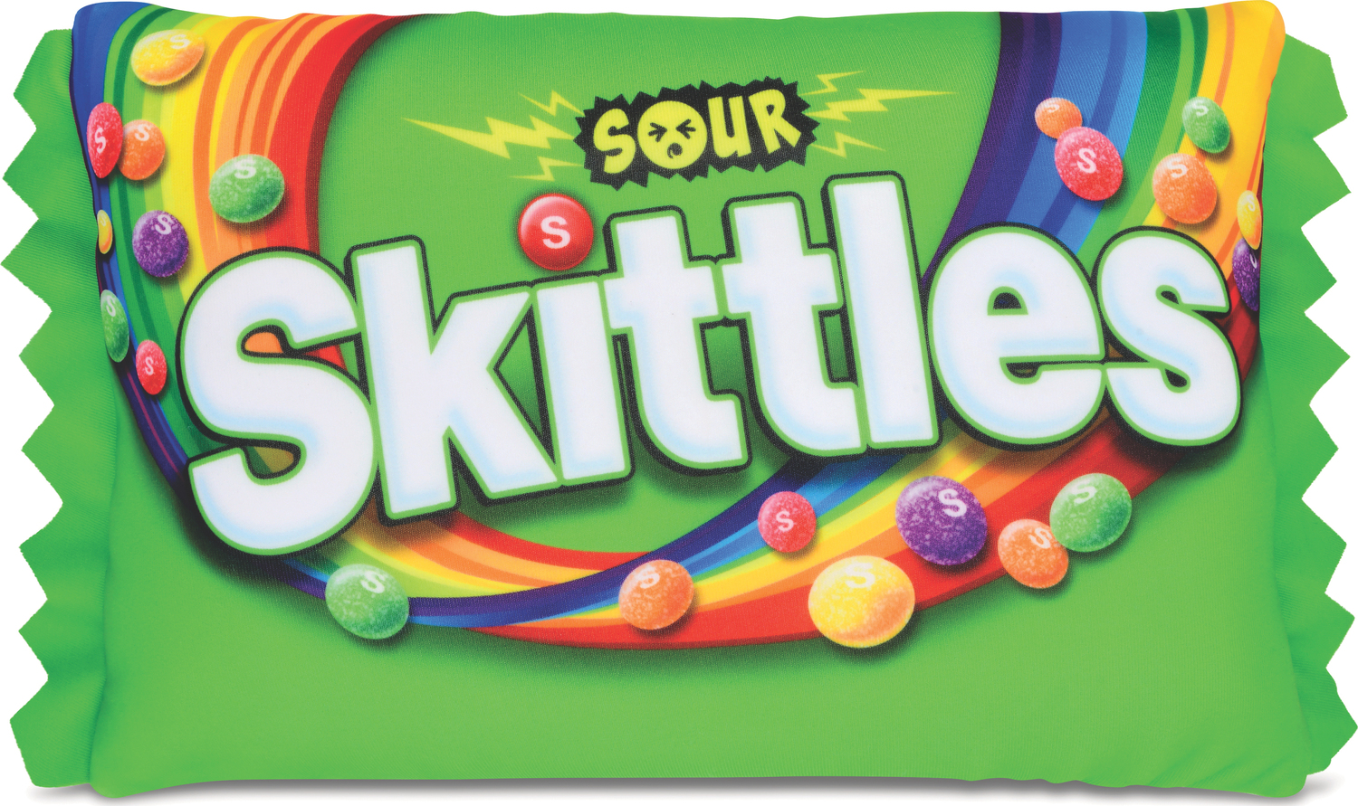 Sour Skittles Candy Microbead Pillow