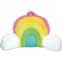 Rainbow Furry Lounge Pillow