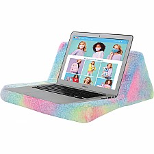 Rainbow Sherpa Tablet Pillow