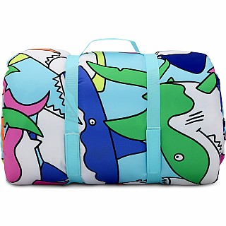 Shark Frenzy Sleeping Bag and Pillow Set Closed