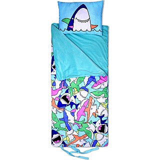 Shark Frenzy Sleeping Bag and Pillow Set Closed