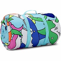 Shark Frenzy Sleeping Bag and Pillow Set Closed