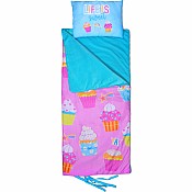 Cupcake Party Sleeping Bag Set